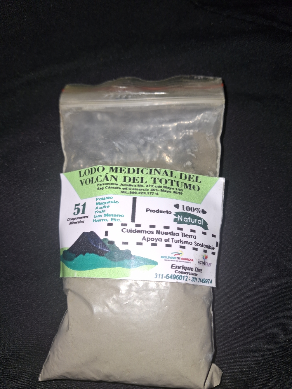 Lodo Medicinal del Volcán del Totumo - Natural Mud De Colombia